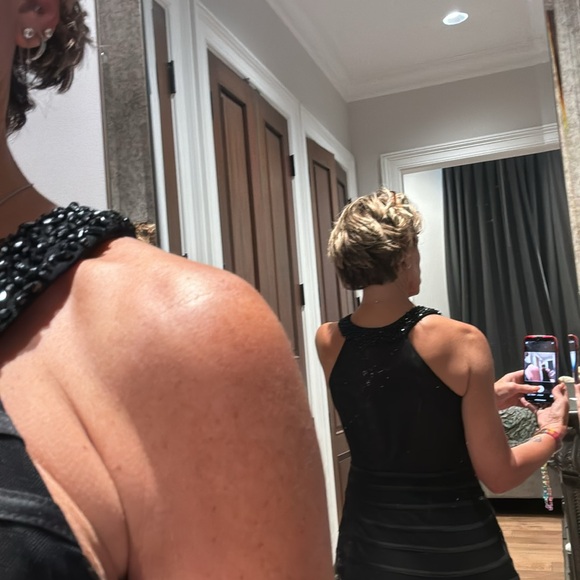 Betsy Adam size 8 black cocktail dress - Picture 2 of 6